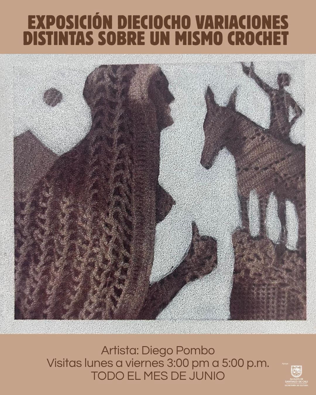 DIECIOCHO VARIACIONES DISTINTAS SOBRE UN MISMO CROCHET - Exposición